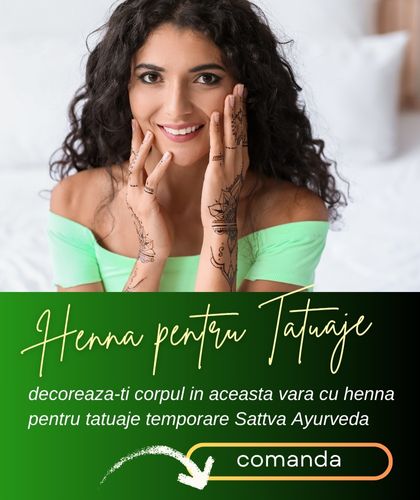 Henna naturala pentru tatuaje